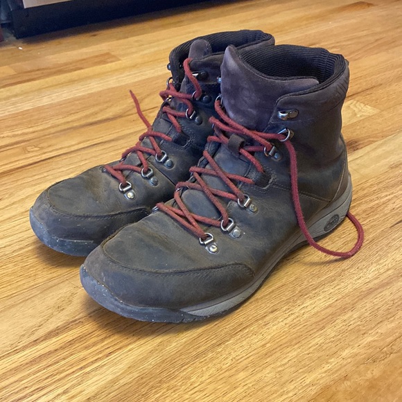 Chaco Mens Roland Hiking Boots Leather 